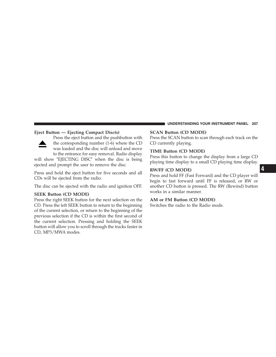 Dodge 2008 Charger SRT8 User Manual | Page 209 / 442