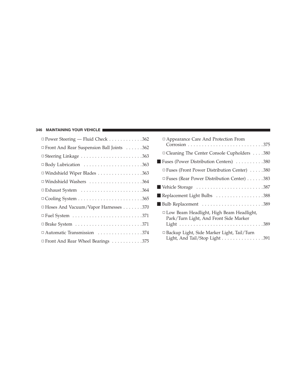 Dodge 2008 Charger SRT8 User Manual | Page 348 / 442