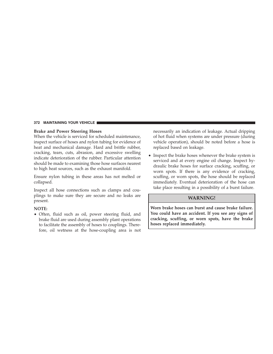 Front and rear suspension ball joints, Steering linkage, Body lubrication | Dodge 2008 Charger SRT8 User Manual | Page 374 / 442