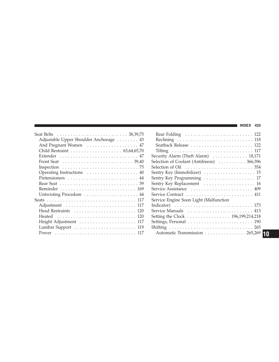 Dodge 2008 Charger SRT8 User Manual | Page 435 / 442
