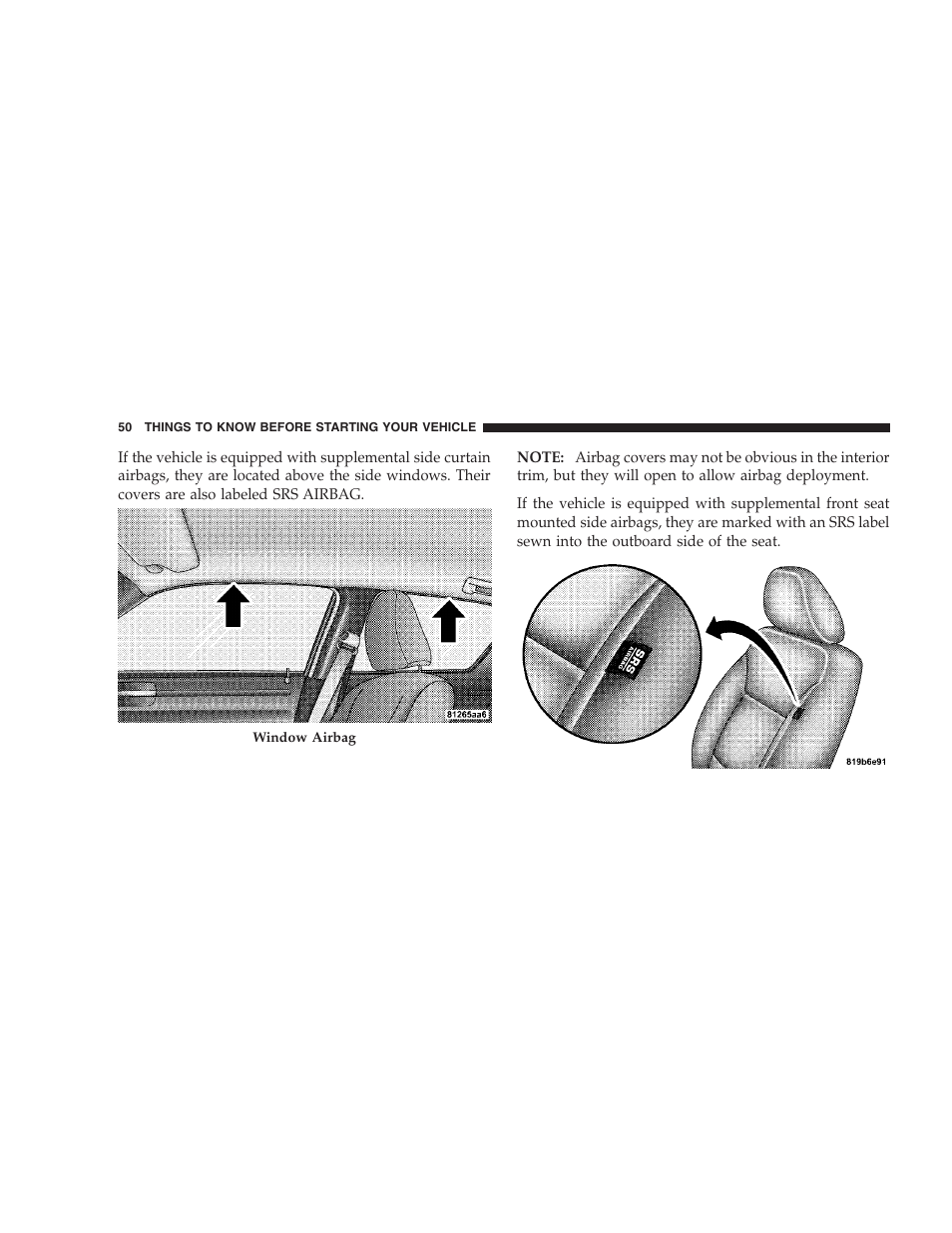 Dodge 2008 Charger SRT8 User Manual | Page 52 / 442