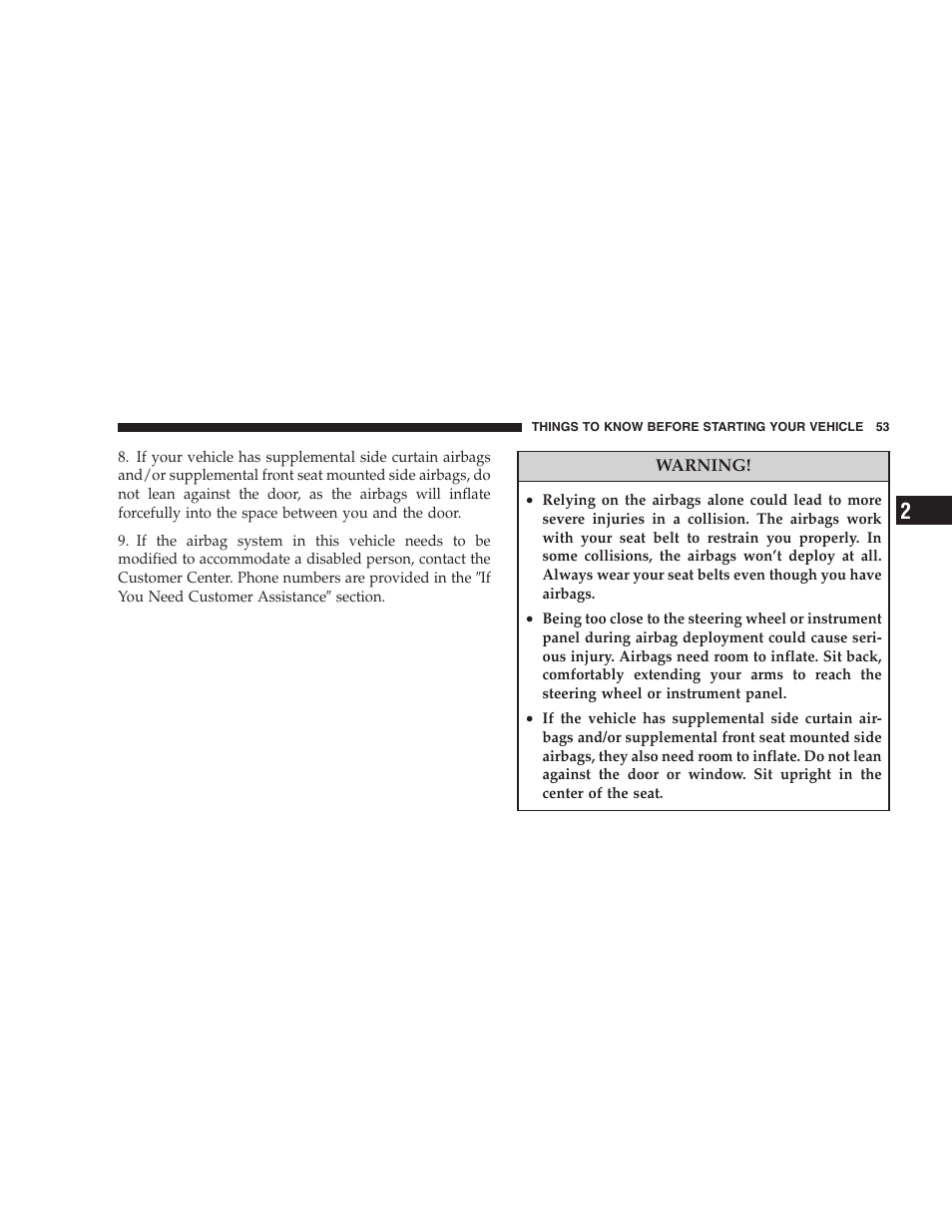 Dodge 2008 Charger SRT8 User Manual | Page 55 / 442