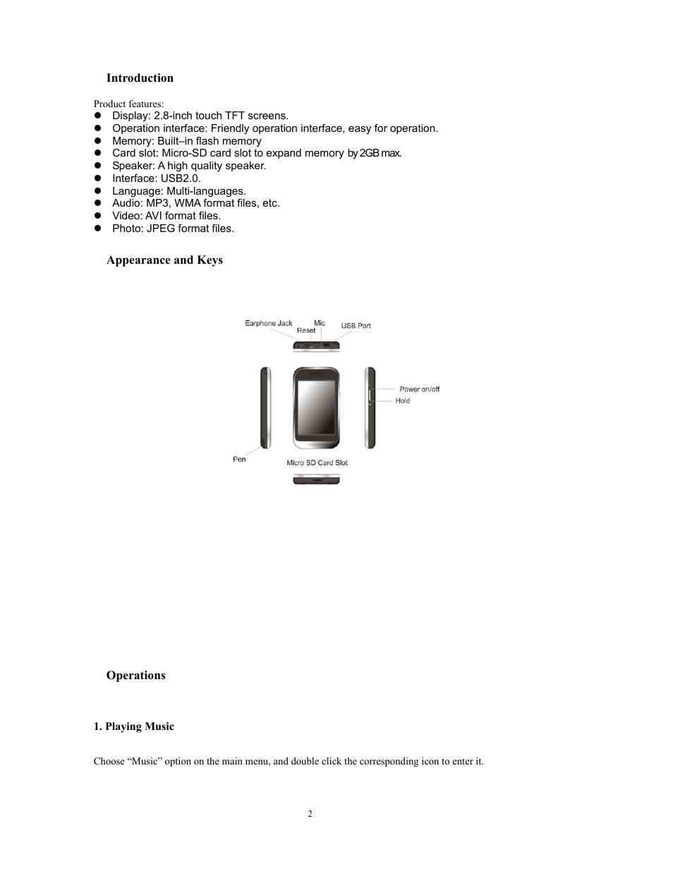 Curtis SMPK8854B User Manual | Page 2 / 10
