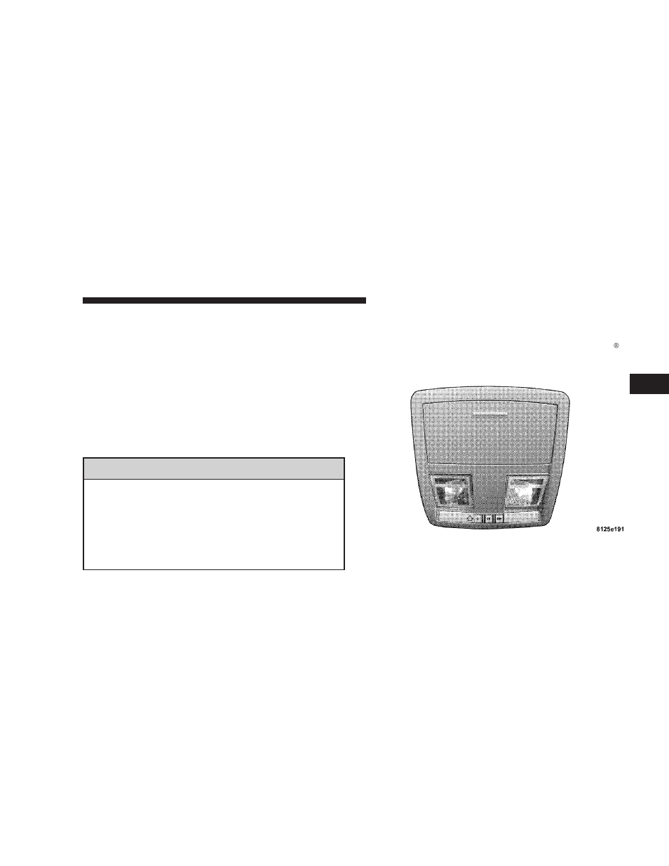 Overhead console | Dodge 2008 LX49 Magnum User Manual | Page 139 / 482