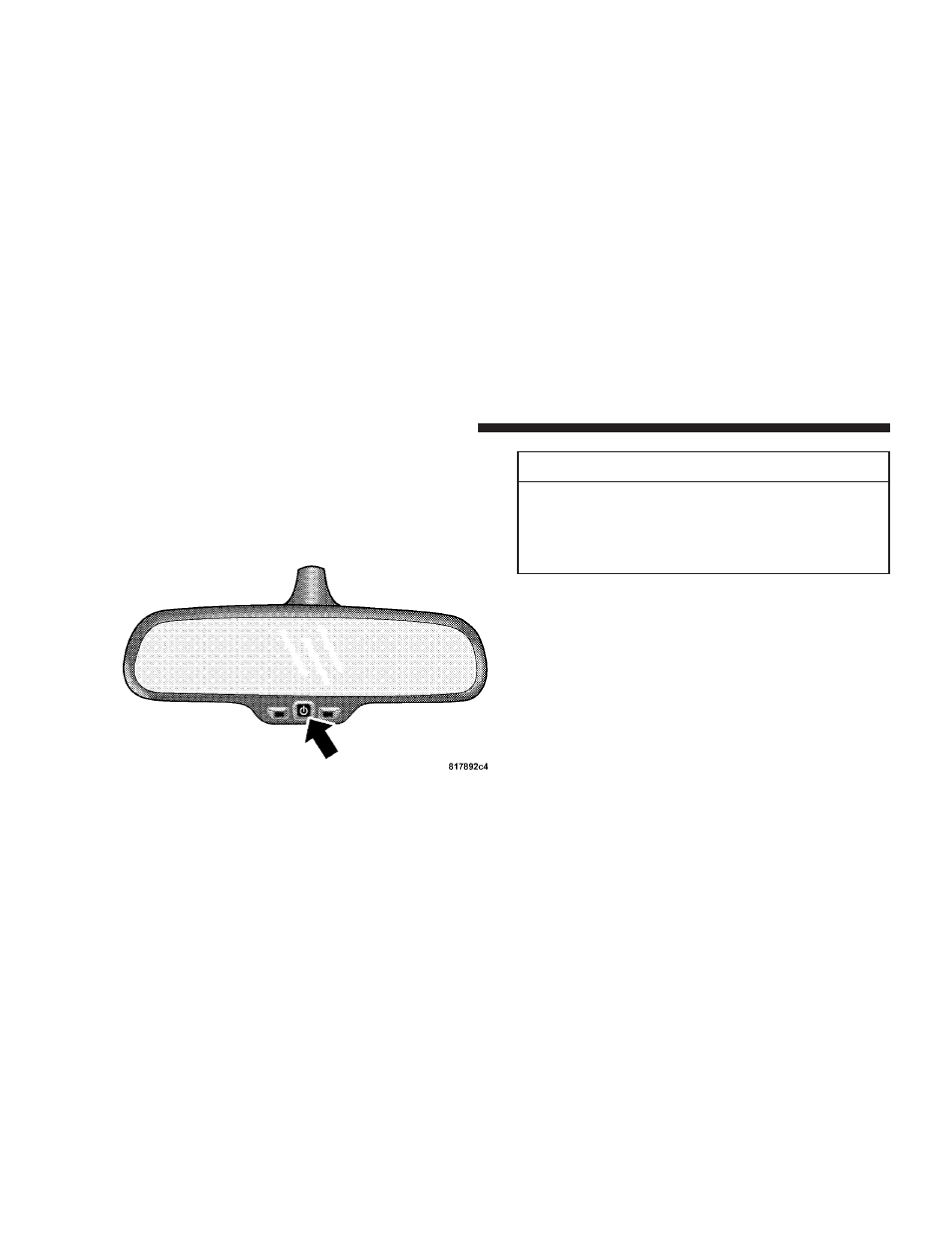 Automatic dimming inside mirror - if equipped, Outside mirrors, Automatic dimming inside mirror | If equipped | Dodge 2008 LX49 Magnum User Manual | Page 86 / 482