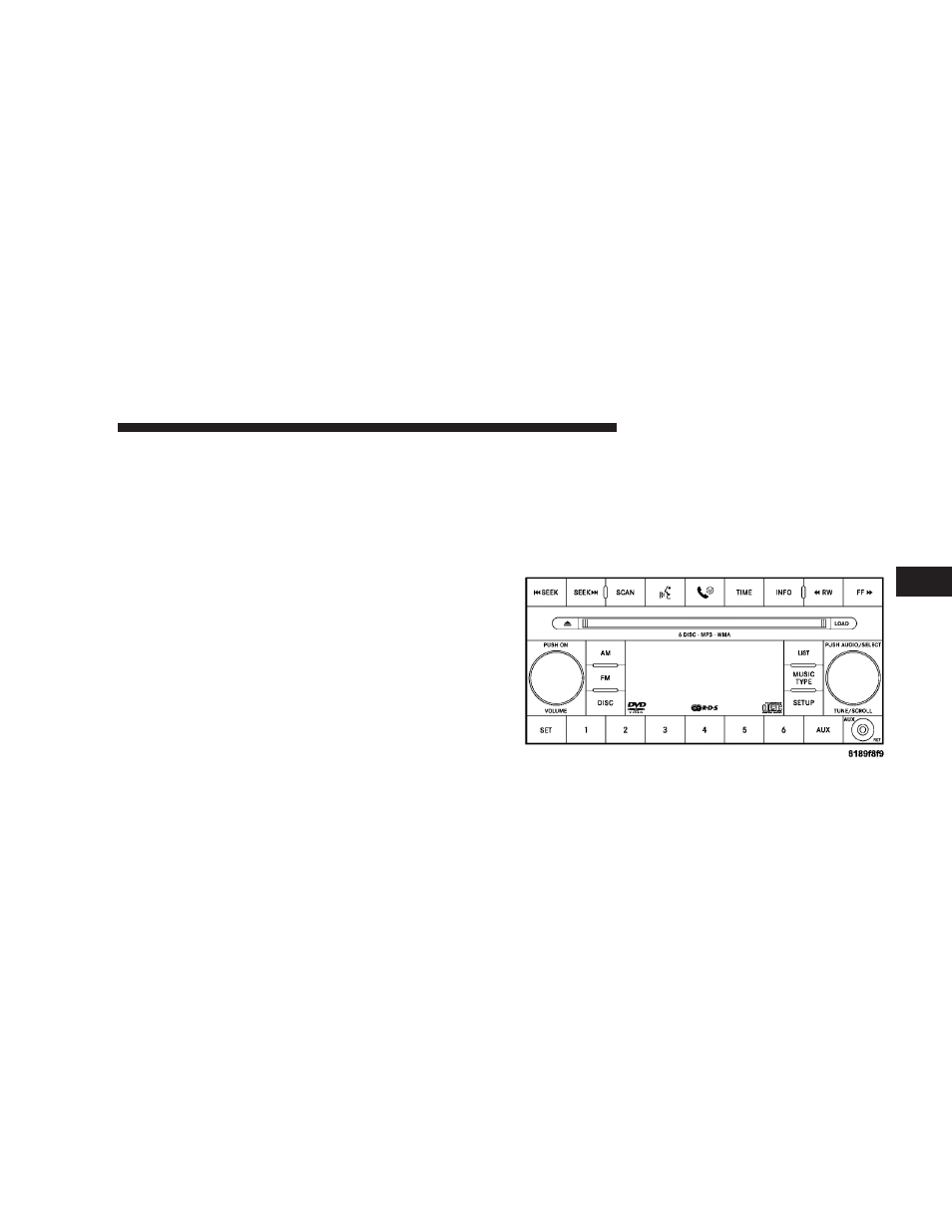 Am reception, Fm reception, Sales code req — am/fm stereo radio and | 6–disc cd/dvd changer (mp3/wma aux jack) | Dodge 2008 Nitro User Manual | Page 197 / 434