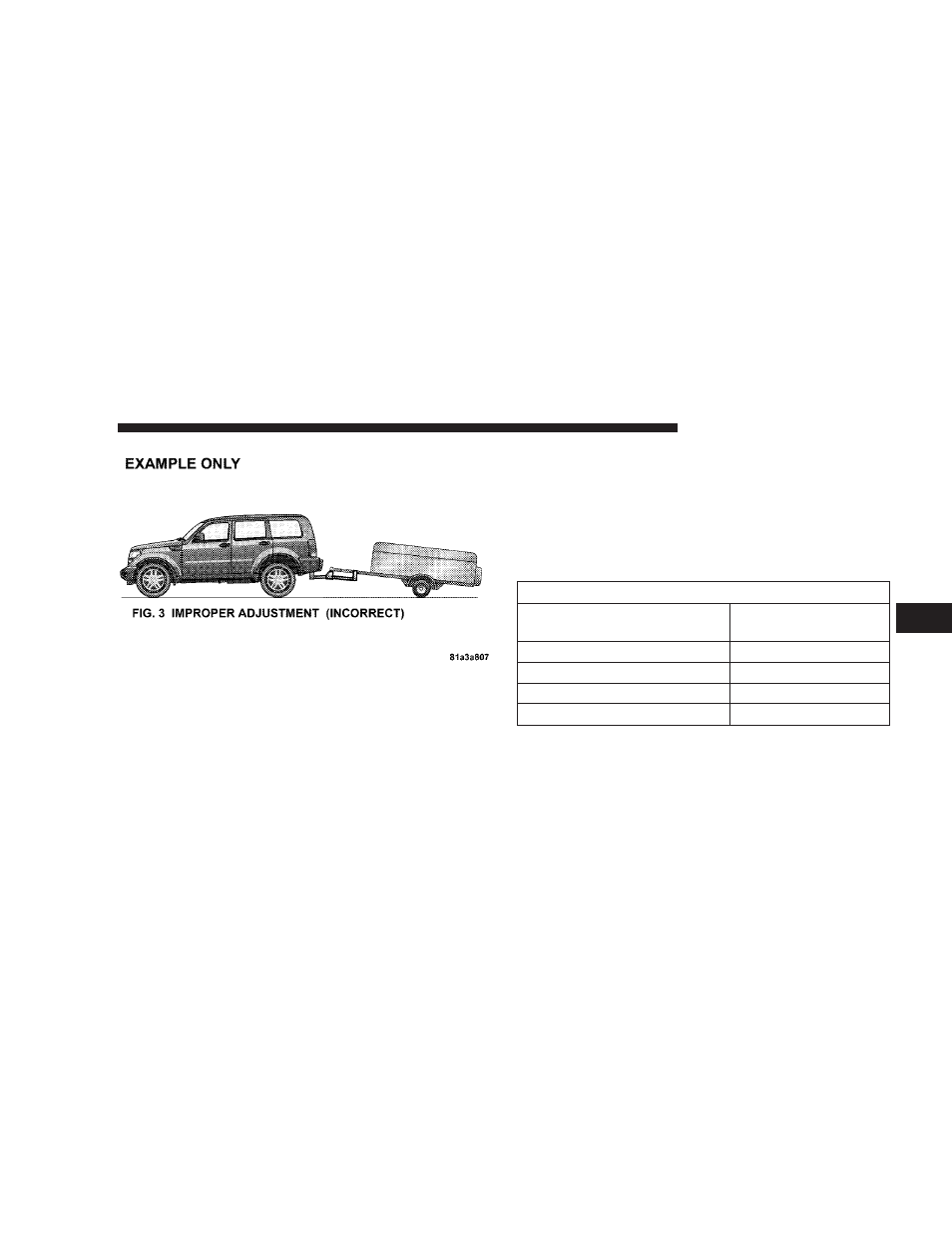 Trailer hitch classification | Dodge 2008 Nitro User Manual | Page 319 / 434