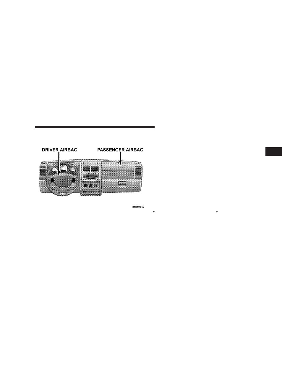 Driver and front passenger supplemental, Restraint systems (srs) | Dodge 2008 Nitro User Manual | Page 49 / 434