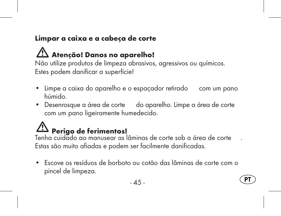 Aquapur KH1919 Lint Remover User Manual | Page 46 / 83