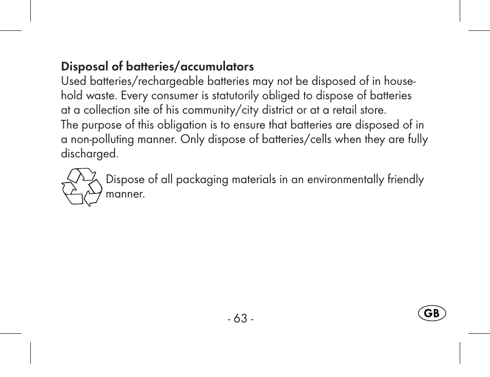Aquapur KH1919 Lint Remover User Manual | Page 64 / 83