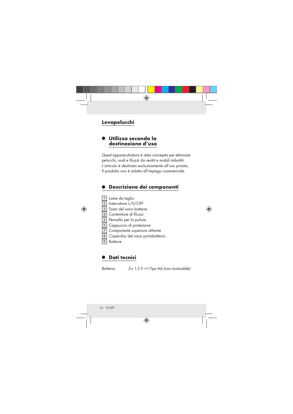 Aquapur Z31136 Lint Remover User Manual | Page 14 / 44