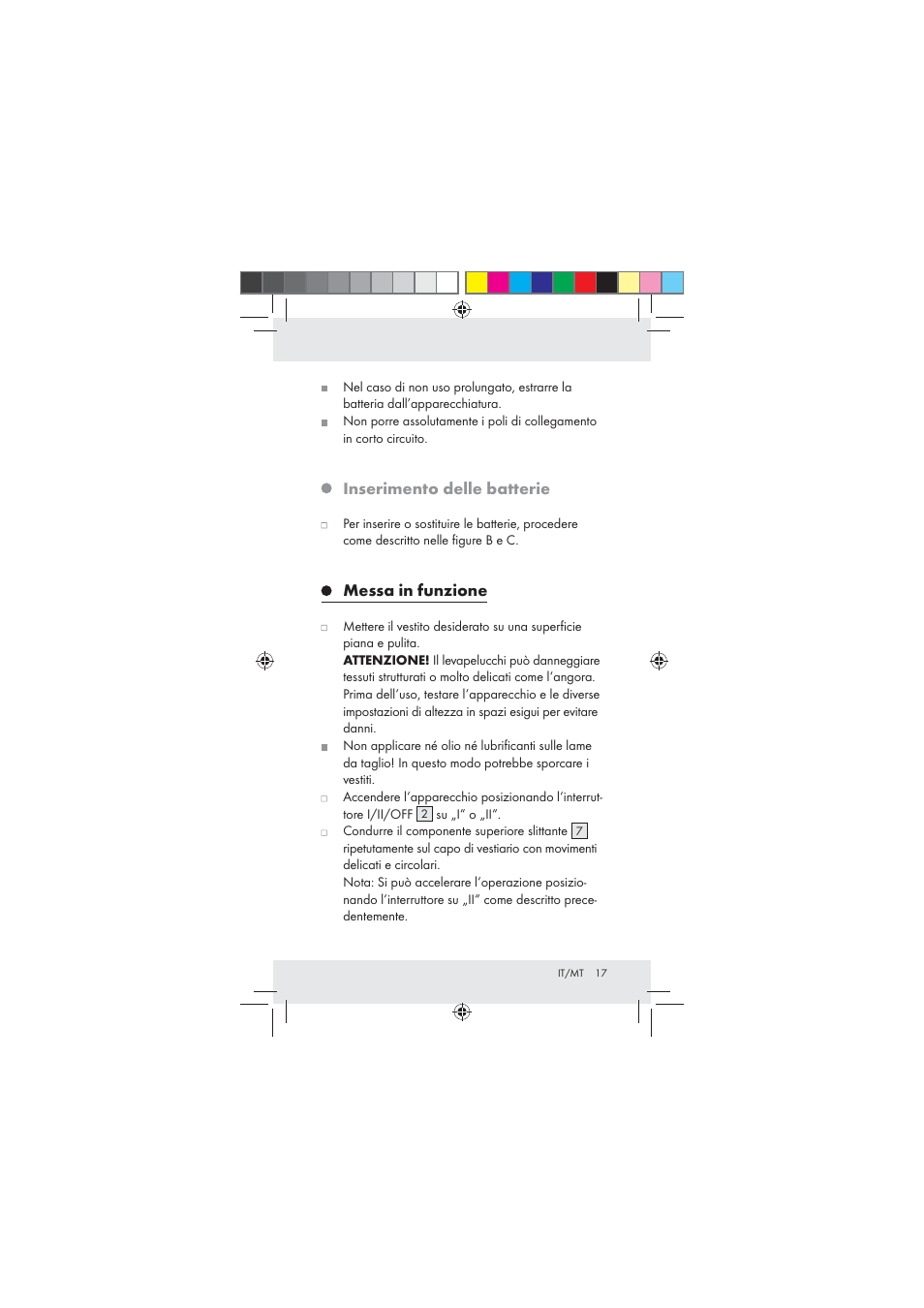 Aquapur Z31136 Lint Remover User Manual | Page 17 / 44