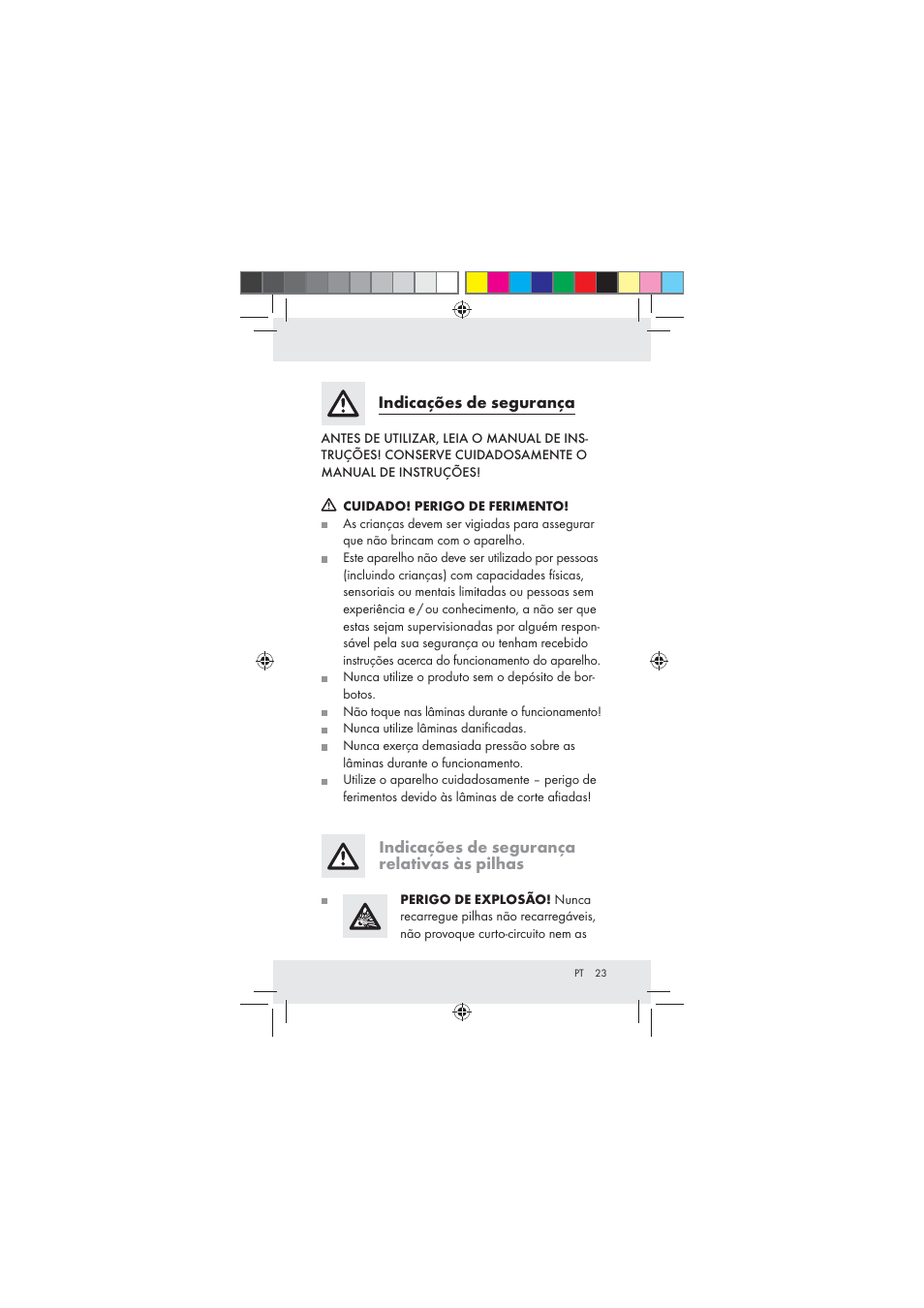 Aquapur Z31136 Lint Remover User Manual | Page 23 / 44