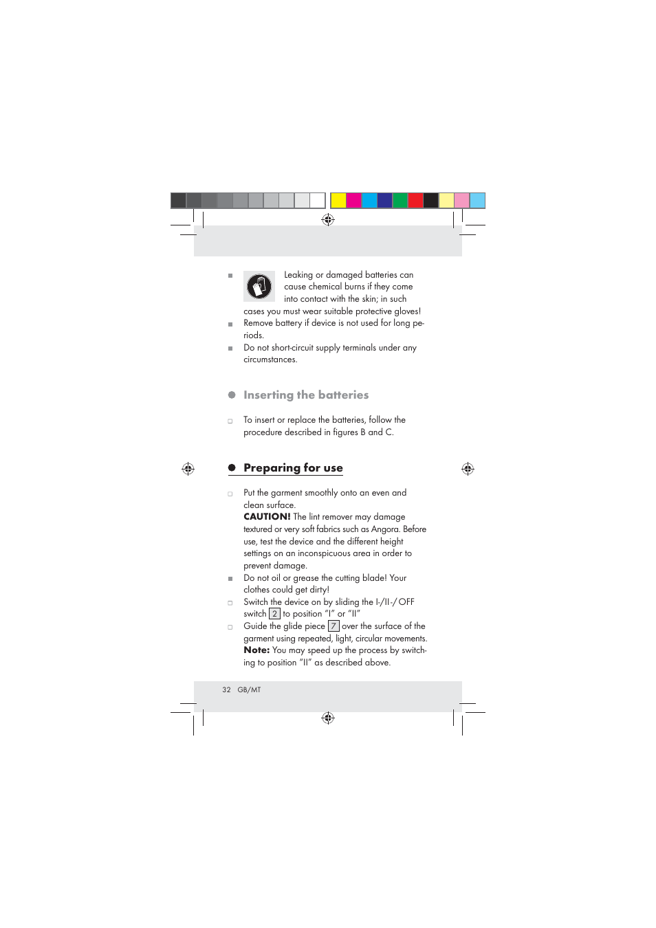 Aquapur Z31136 Lint Remover User Manual | Page 32 / 44