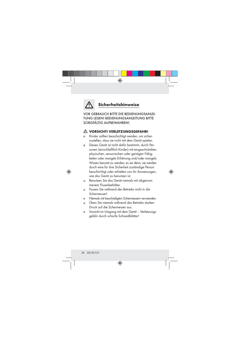 Aquapur Z31136 Lint Remover User Manual | Page 38 / 44