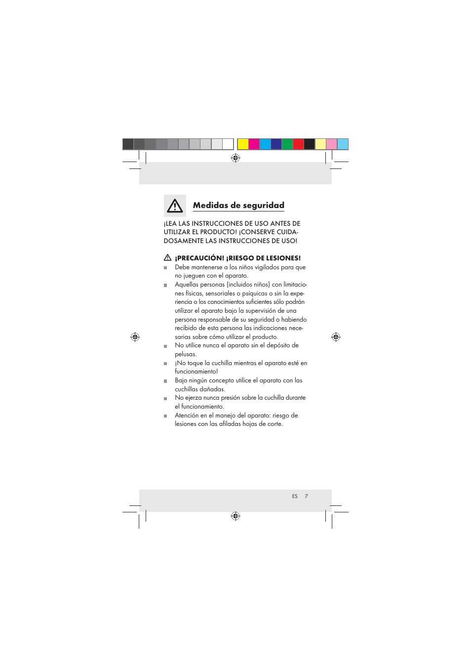 Aquapur Z31136 Lint Remover User Manual | Page 7 / 44