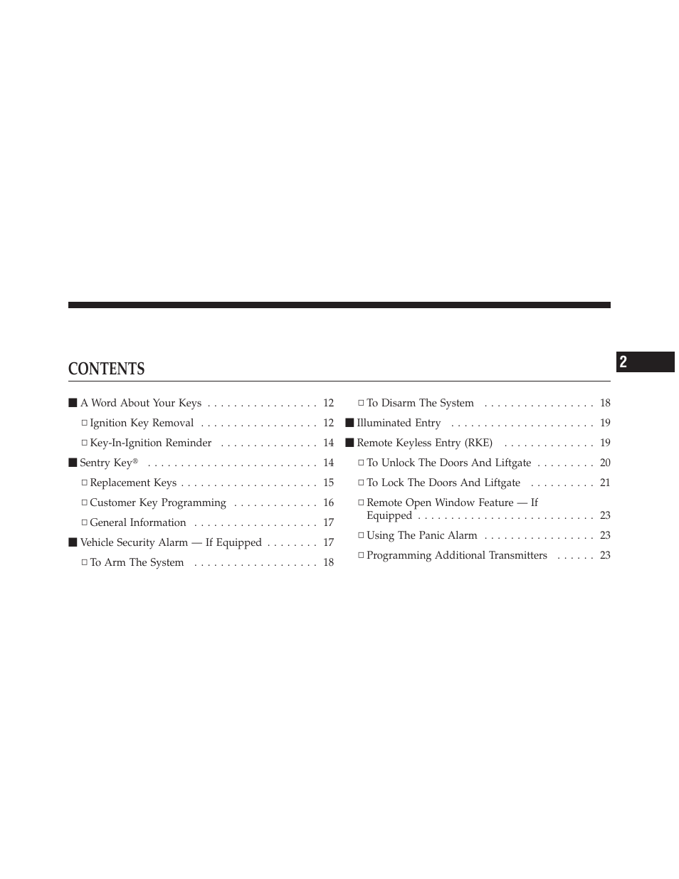 Dodge 2010 Nitro User Manual | Page 10 / 498