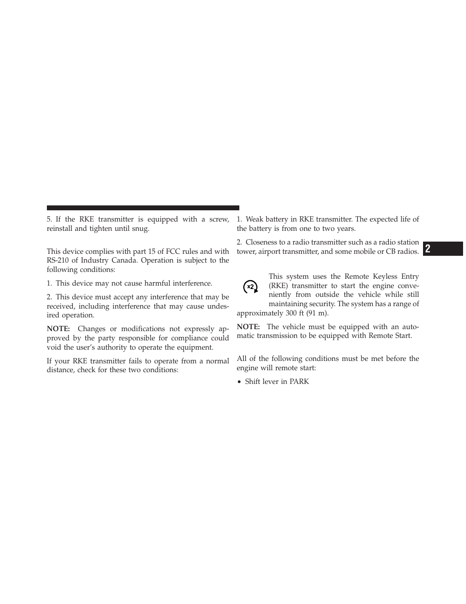 General information, Remote starting system — if equipped, How to use remote start | Dodge 2010 Nitro User Manual | Page 26 / 498