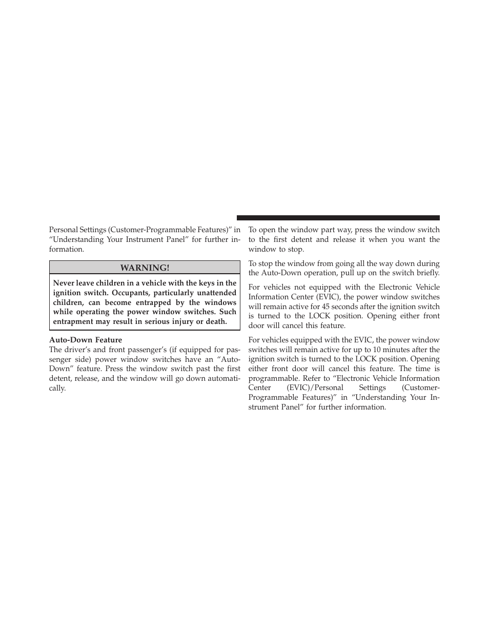 Dodge 2010 Nitro User Manual | Page 35 / 498