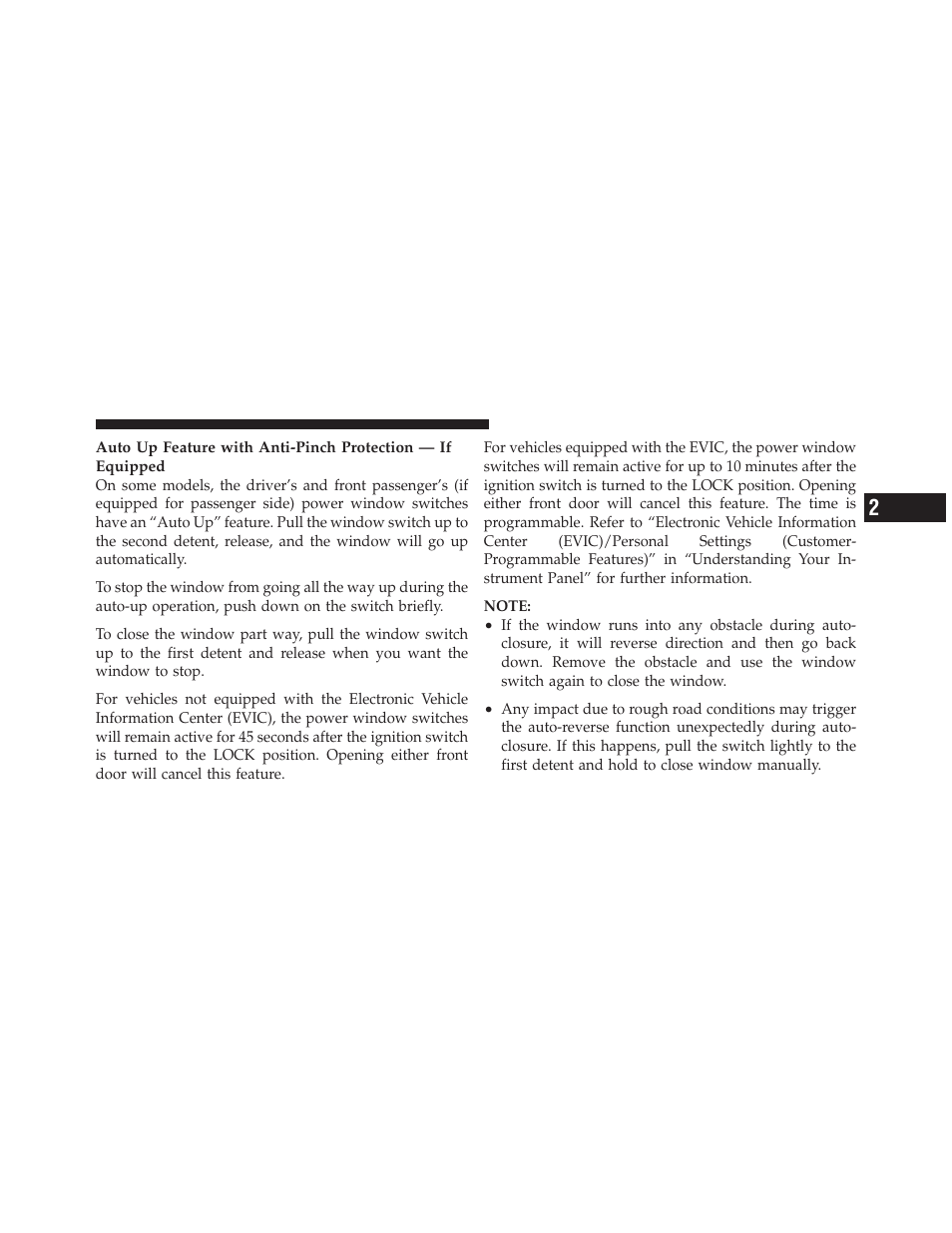 Dodge 2010 Nitro User Manual | Page 36 / 498