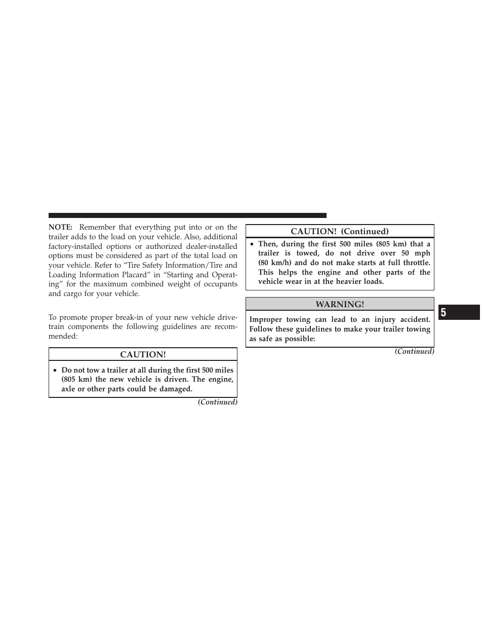 Towing requirements | Dodge 2010 Nitro User Manual | Page 378 / 498