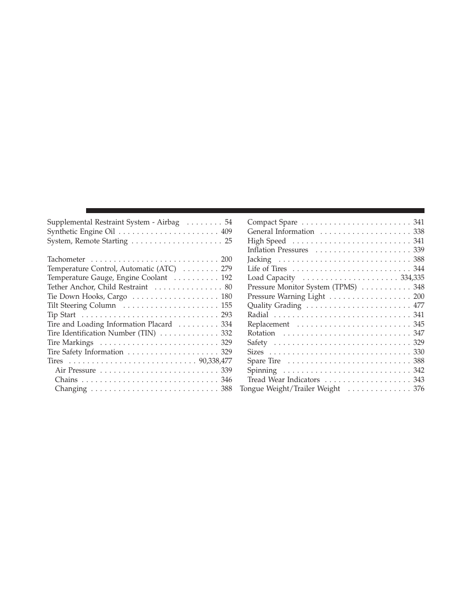 Dodge 2010 Nitro User Manual | Page 495 / 498