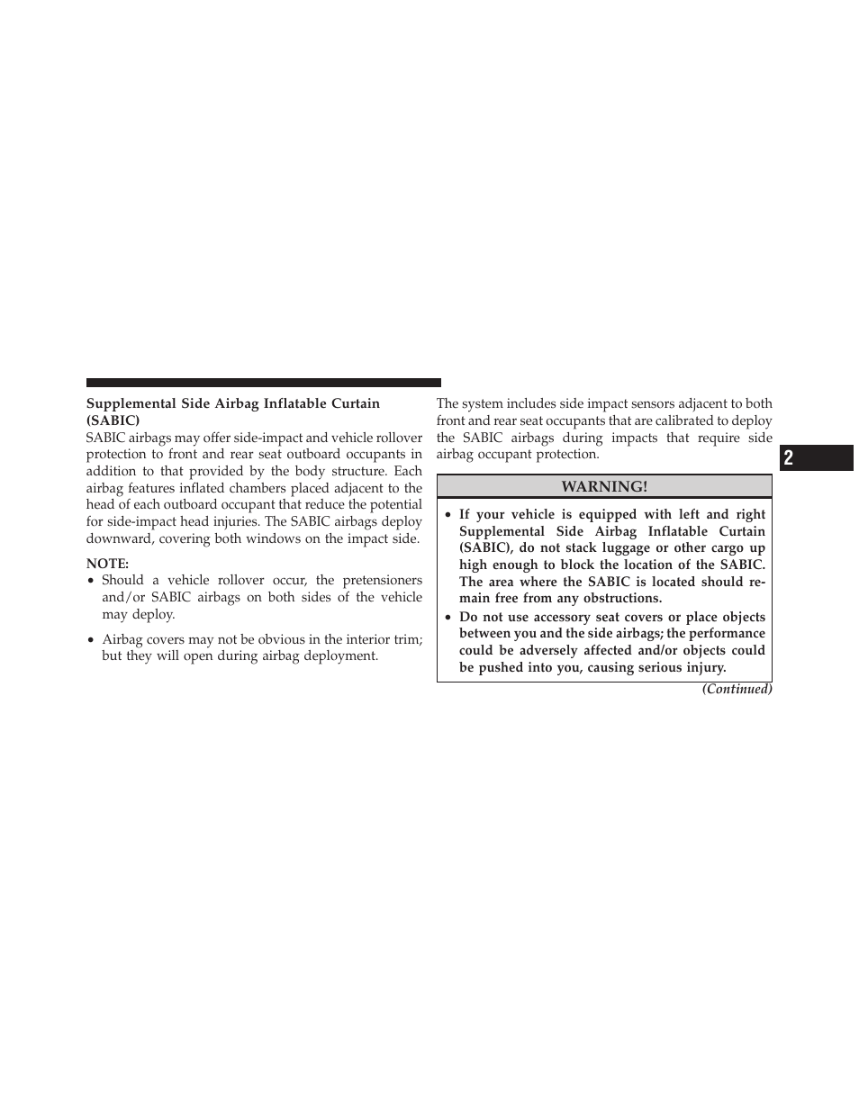 Dodge 2010 Nitro User Manual | Page 60 / 498