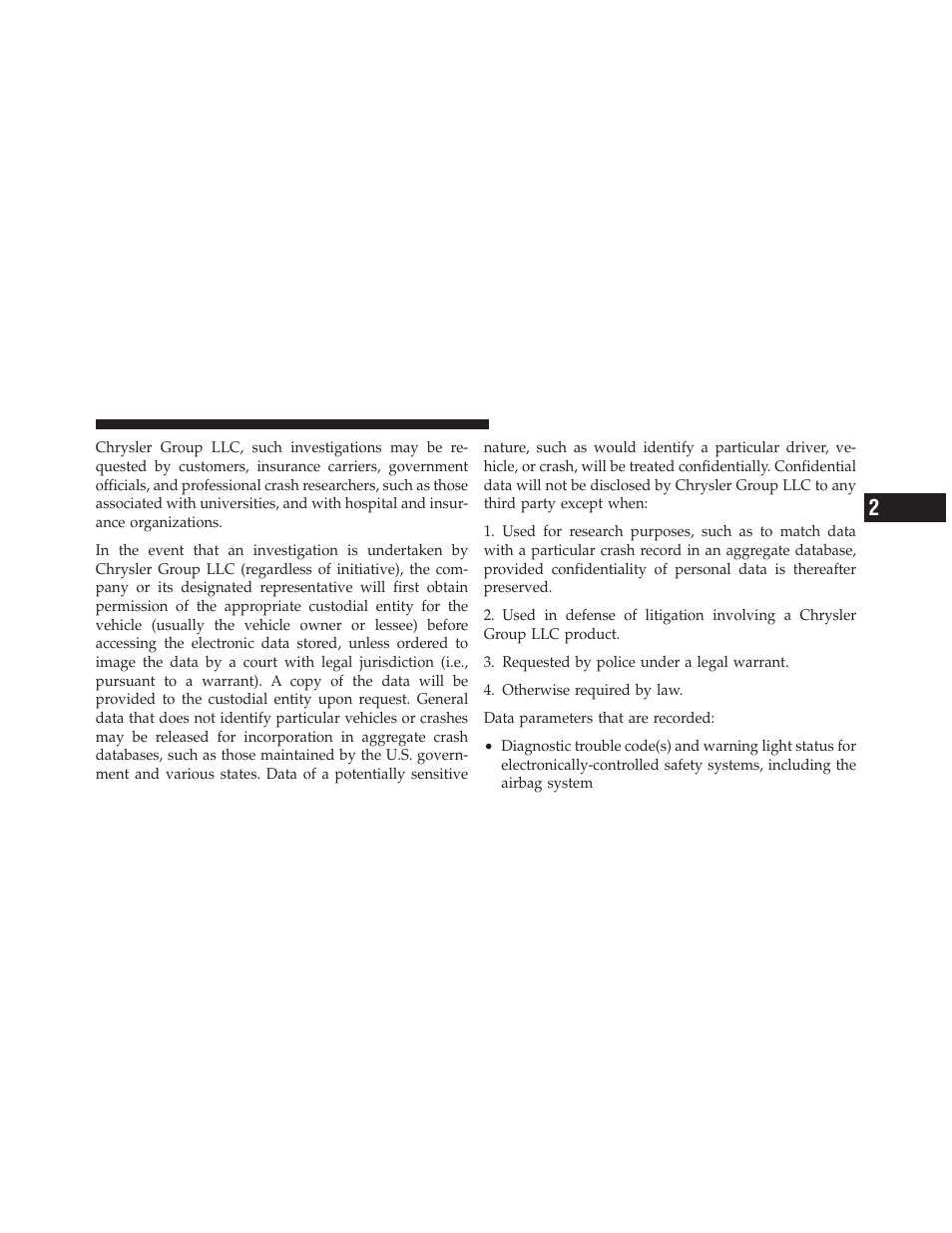 Dodge 2010 Nitro User Manual | Page 76 / 498