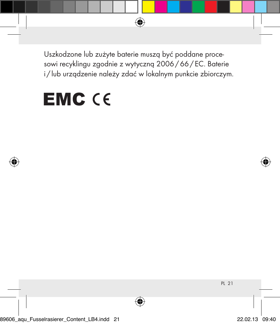 Aquapur H5773 Lint Remover User Manual | Page 21 / 67