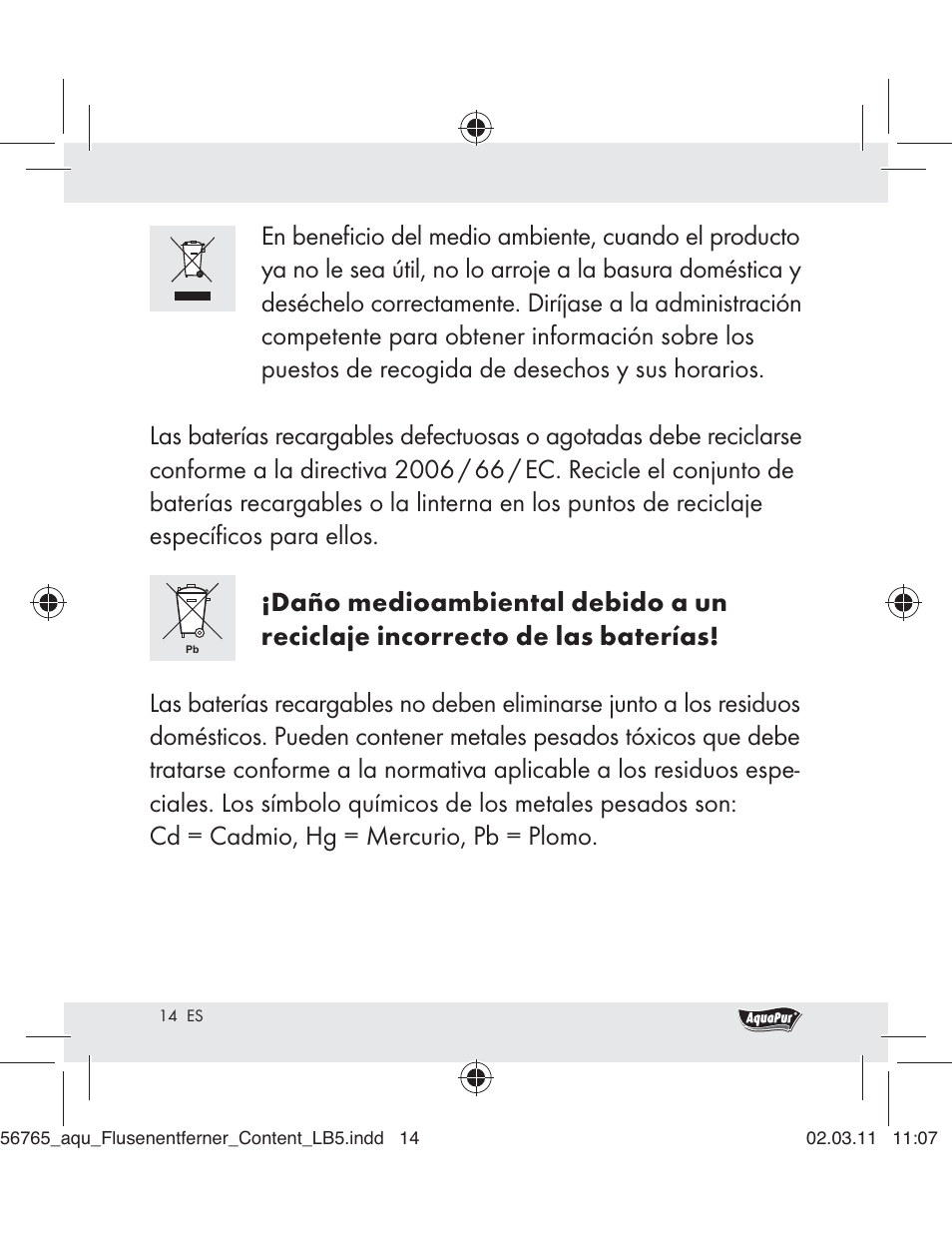 Aquapur H5773 Lint Remover User Manual | Page 12 / 56