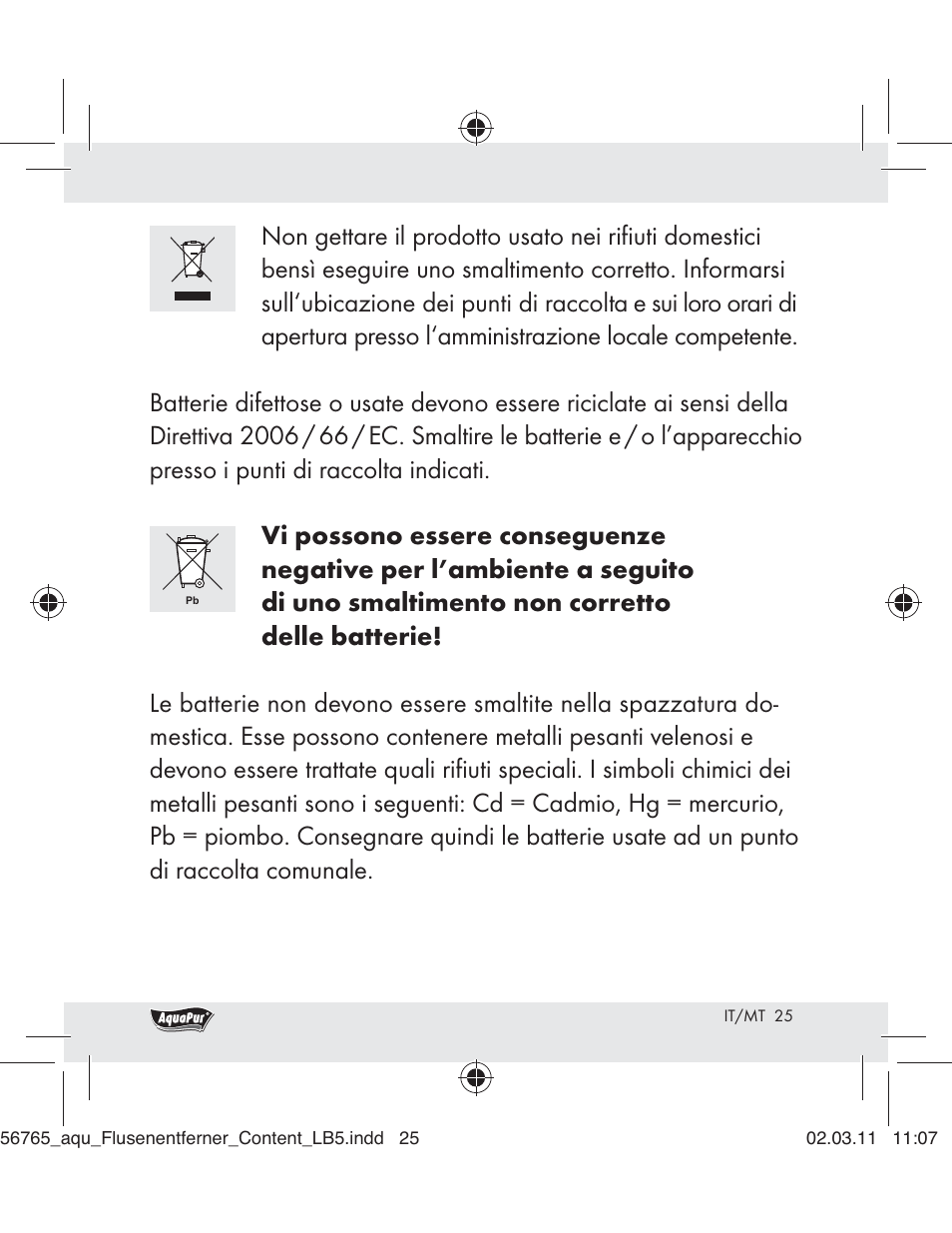 Aquapur H5773 Lint Remover User Manual | Page 23 / 56
