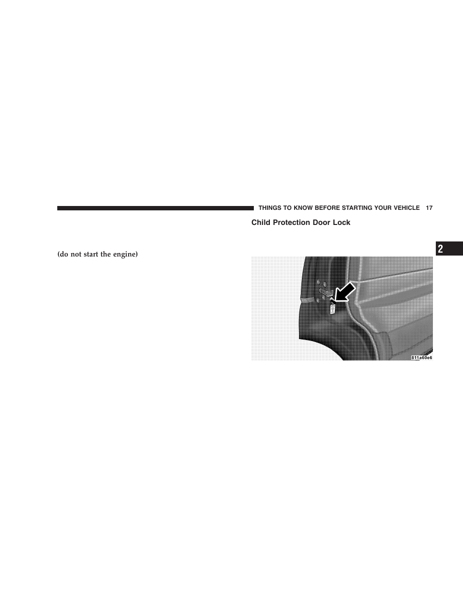 Child protection door lock | Dodge 2005 Durango User Manual | Page 17 / 416