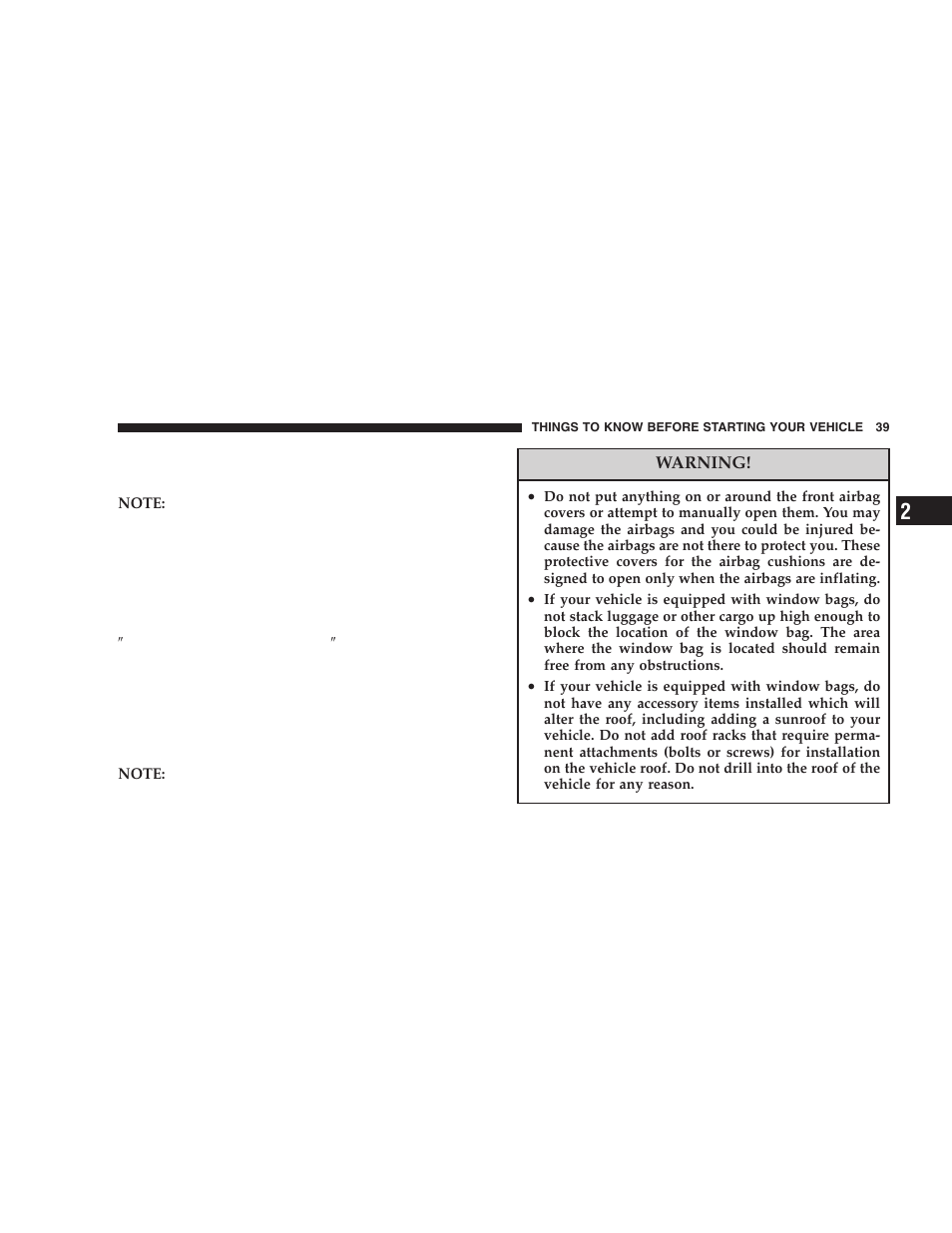 Dodge 2005 Durango User Manual | Page 39 / 416