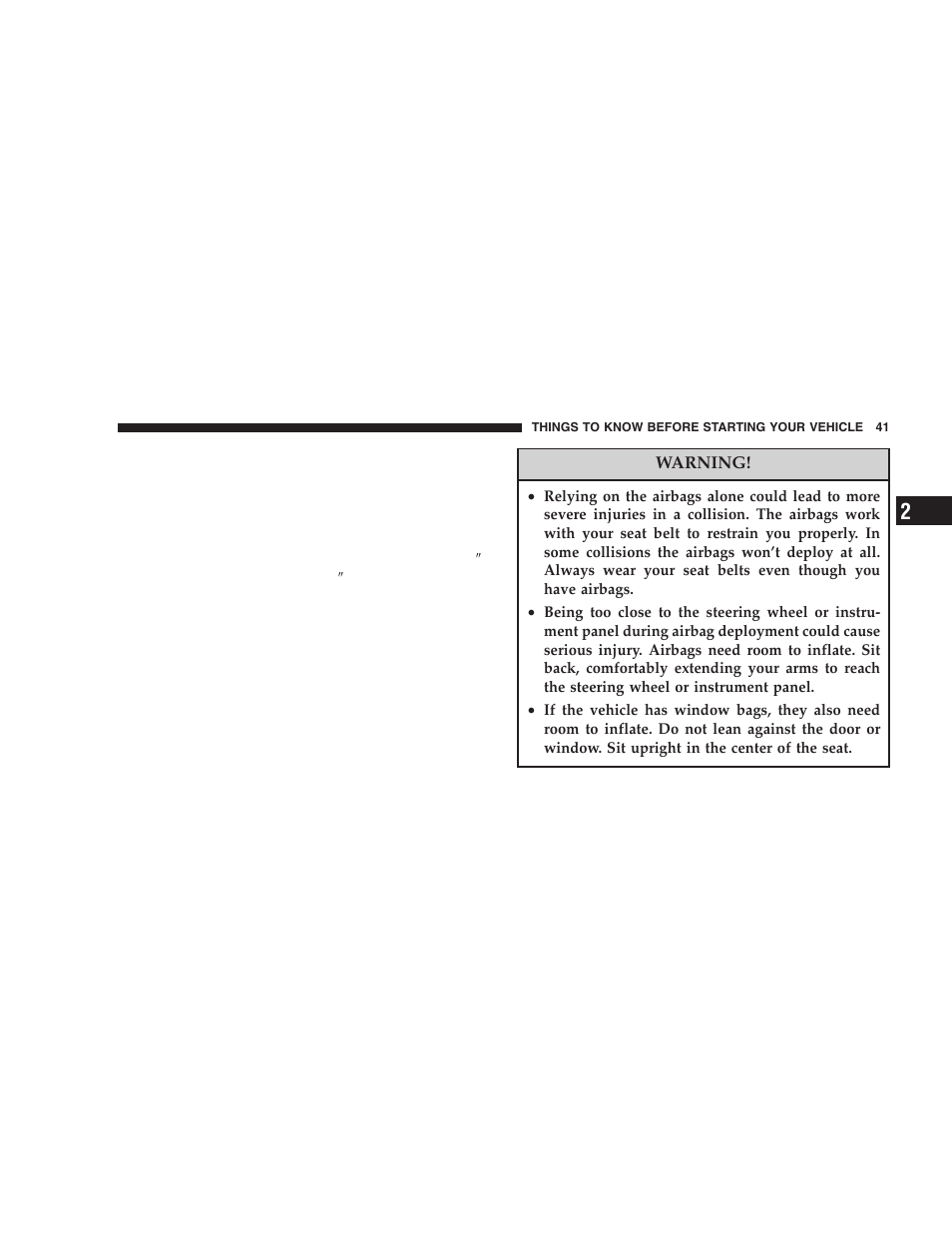 Dodge 2005 Durango User Manual | Page 41 / 416