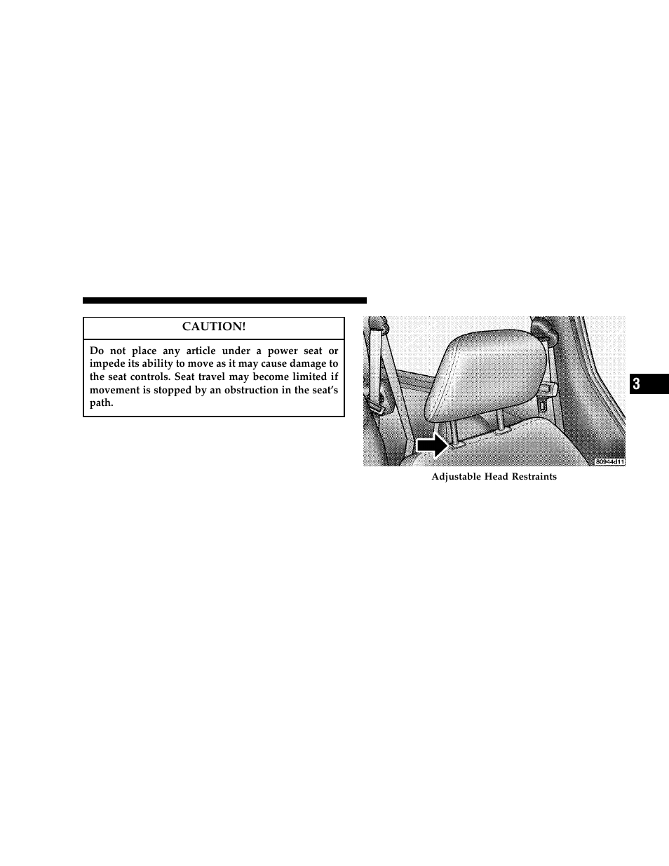 Adjustable head restraints — if equipped, Heated seats — if equipped | Dodge 2006 Grand Caravan User Manual | Page 119 / 504