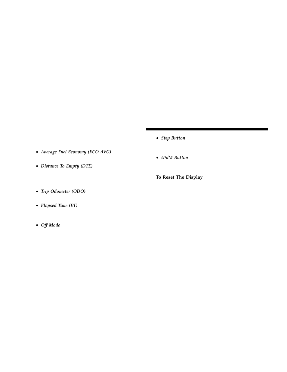 Mini-trip computer | Dodge 2006 Grand Caravan User Manual | Page 162 / 504