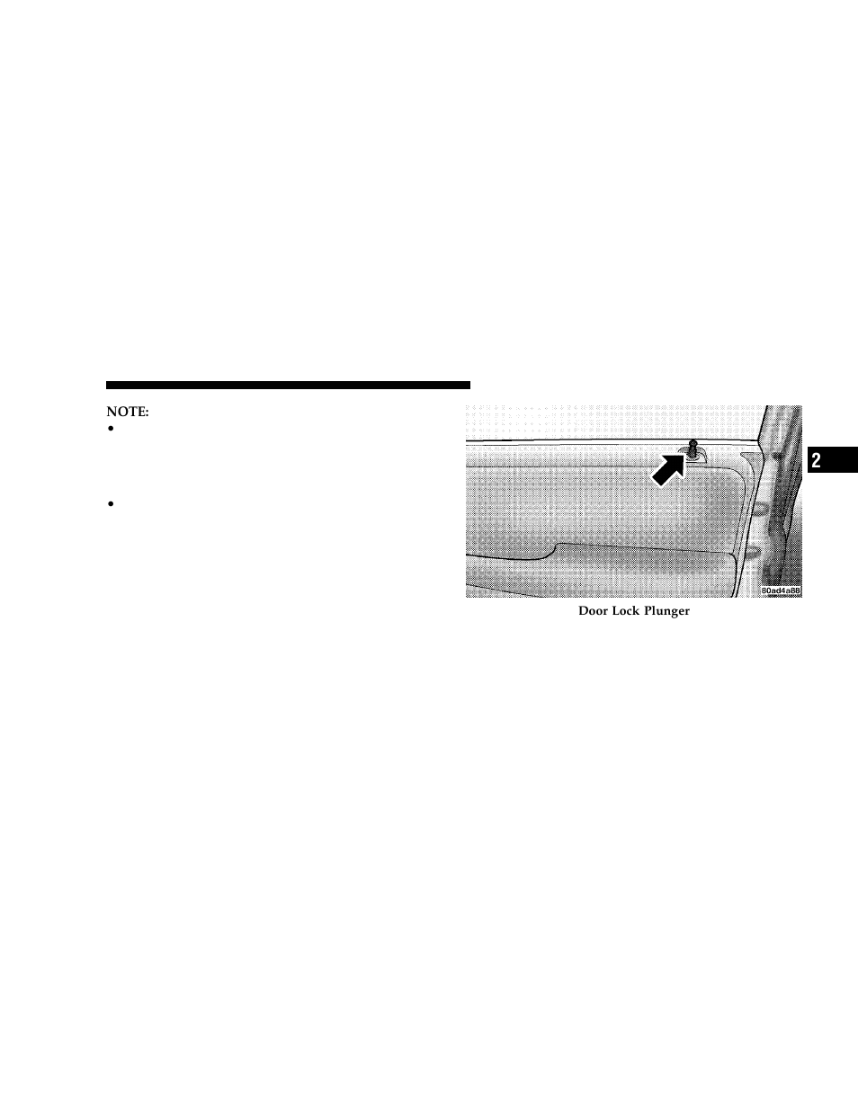 Door locks, Manual door locks | Dodge 2006 Grand Caravan User Manual | Page 17 / 504