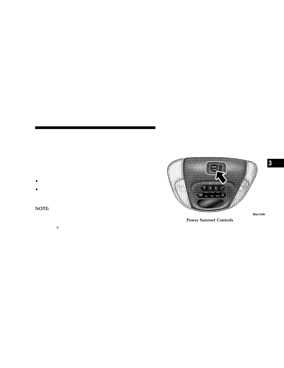 Security, Power sunroof — if equipped | Dodge 2006 Grand Caravan User Manual | Page 173 / 504