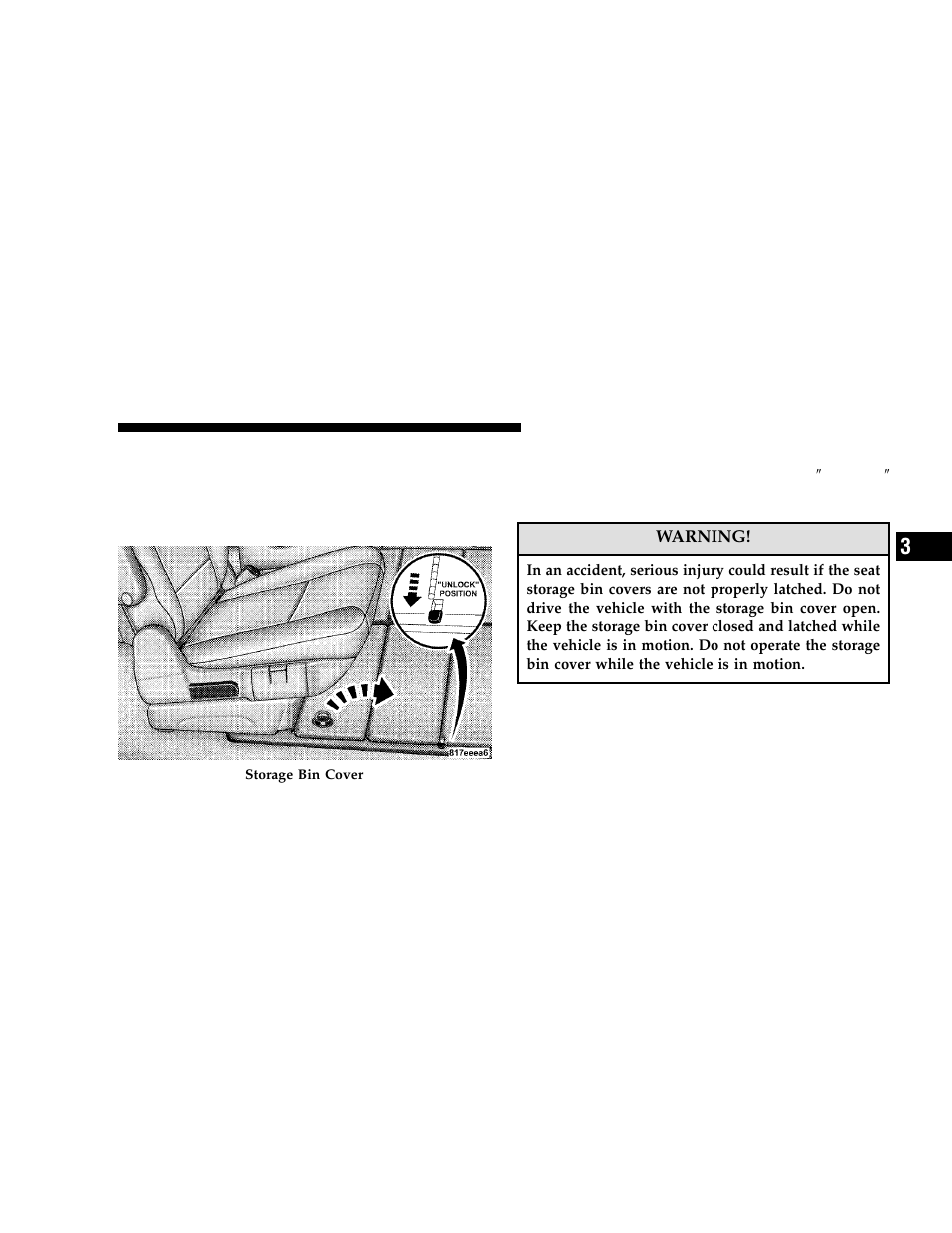 Second row seat storage bins — if equipped | Dodge 2006 Grand Caravan User Manual | Page 181 / 504