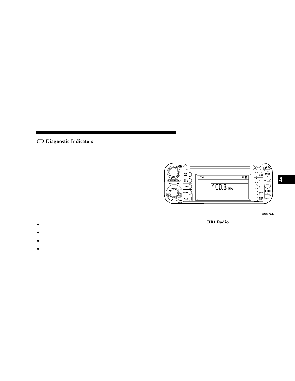 Sales code rb1—am/fm stereo radio with, Dvd/gps navigation system | Dodge 2006 Grand Caravan User Manual | Page 257 / 504