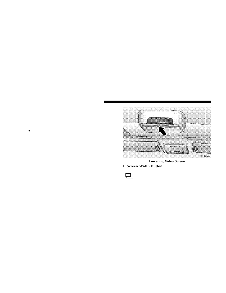 Light button (18), Remote control battery service, Operating instructions — video screen | Dodge 2006 Grand Caravan User Manual | Page 262 / 504