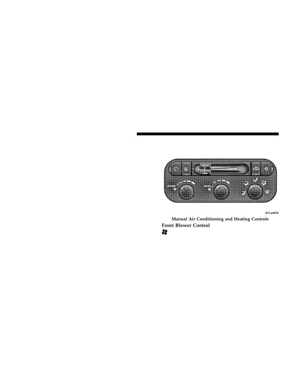 Radio operation and cellular phones, Climate controls, Manual air conditioning and heating | System | Dodge 2006 Grand Caravan User Manual | Page 274 / 504