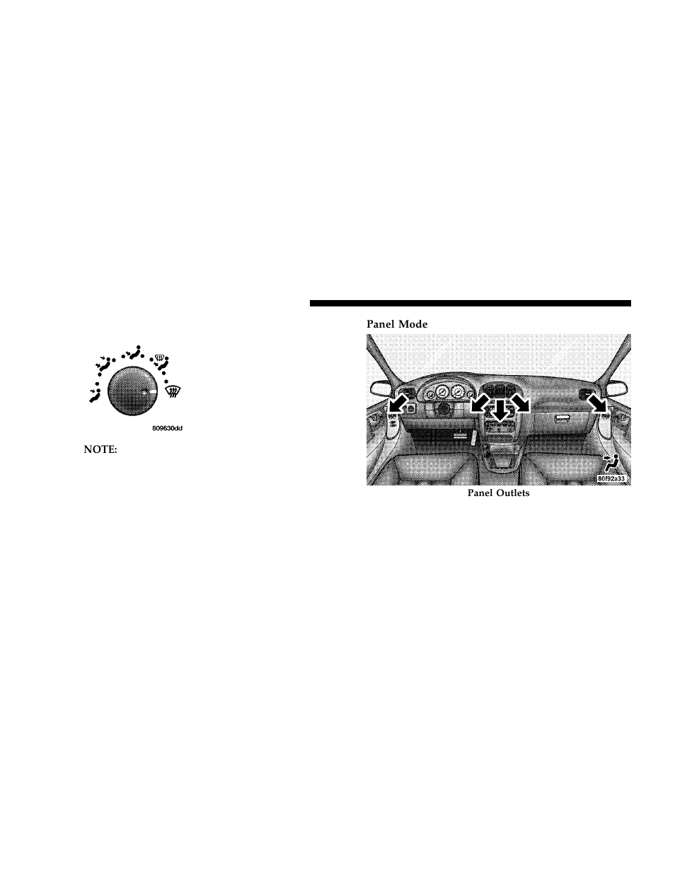 Front mode control | Dodge 2006 Grand Caravan User Manual | Page 276 / 504