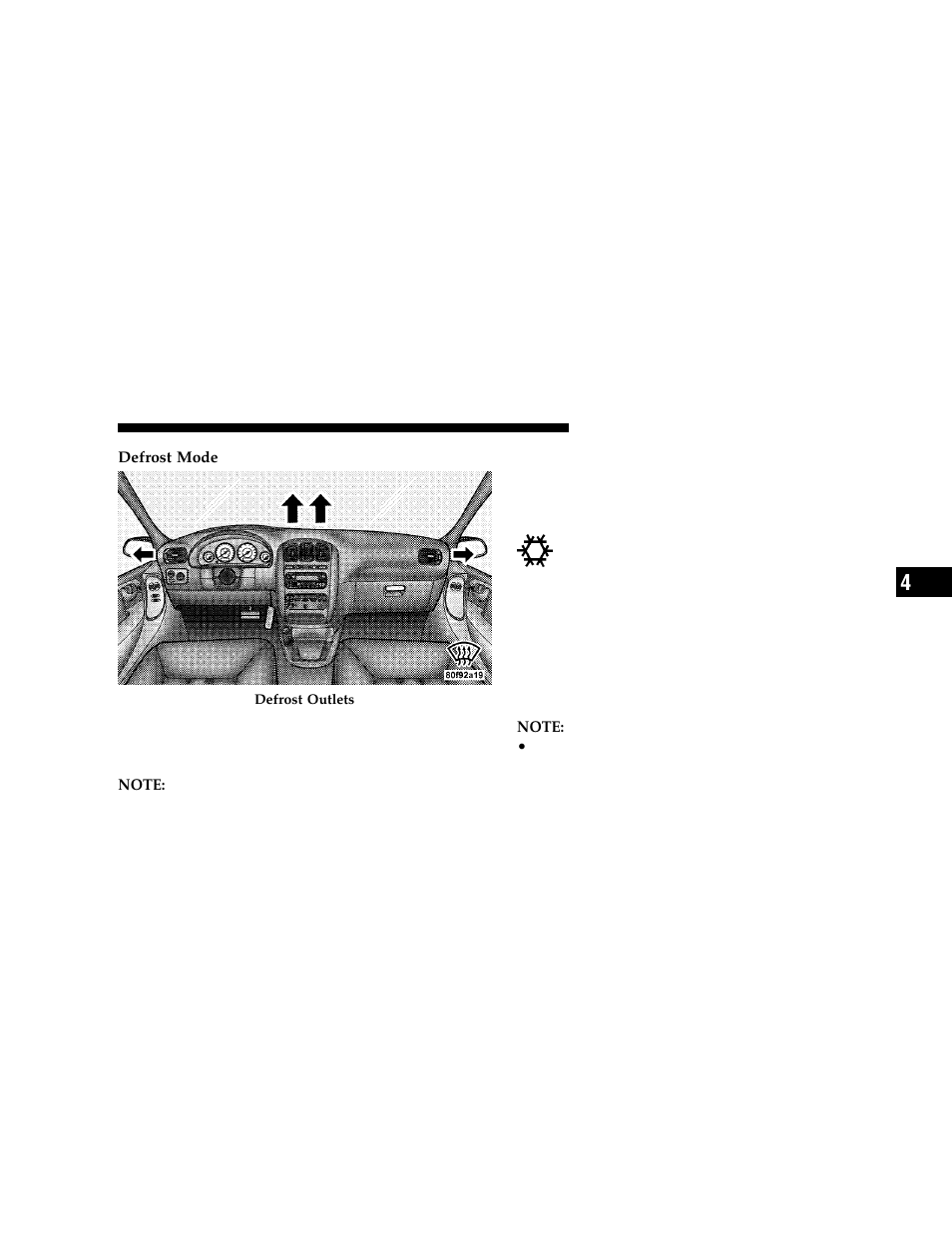 Manual air conditioning operation | Dodge 2006 Grand Caravan User Manual | Page 279 / 504