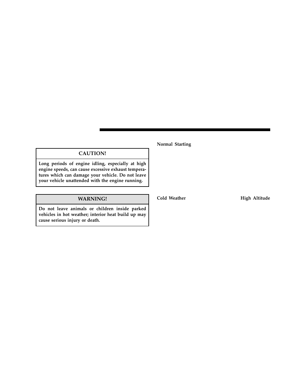 Starting procedures, 4l engine | Dodge 2006 Grand Caravan User Manual | Page 304 / 504