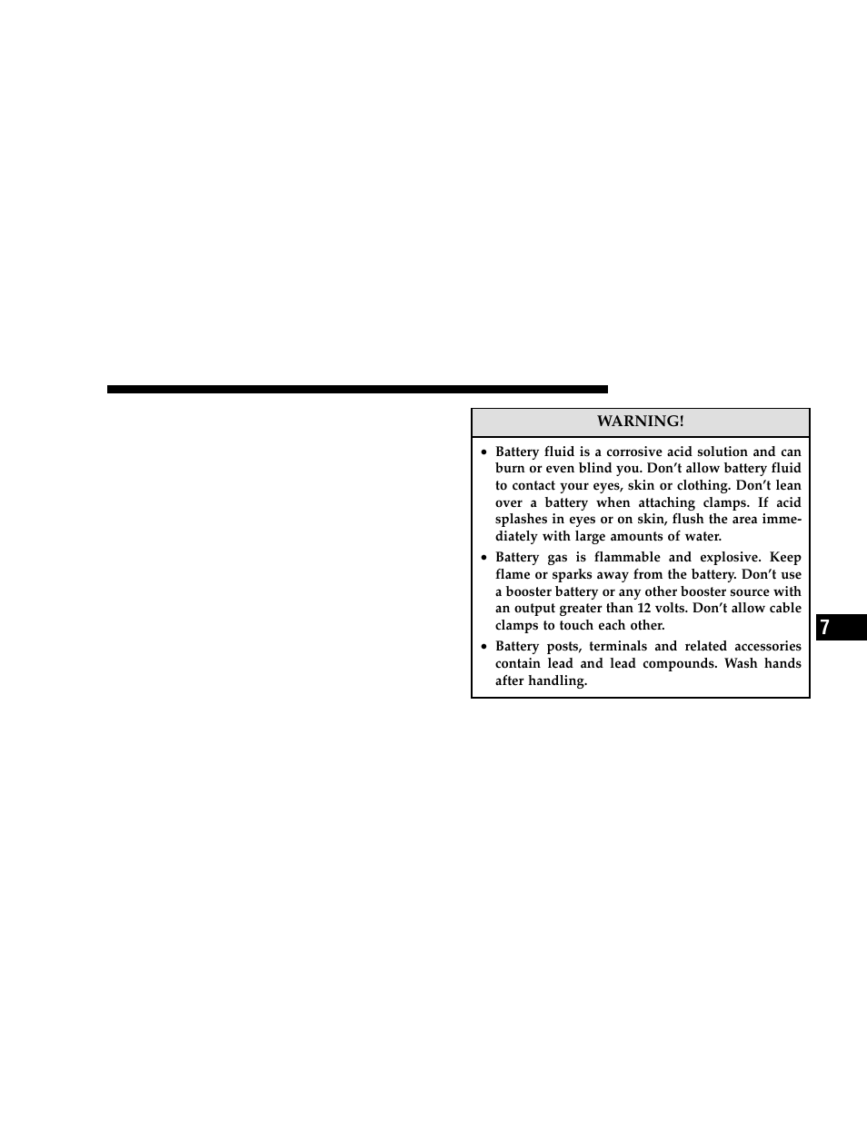 Maintenance-free battery | Dodge 2006 Grand Caravan User Manual | Page 409 / 504