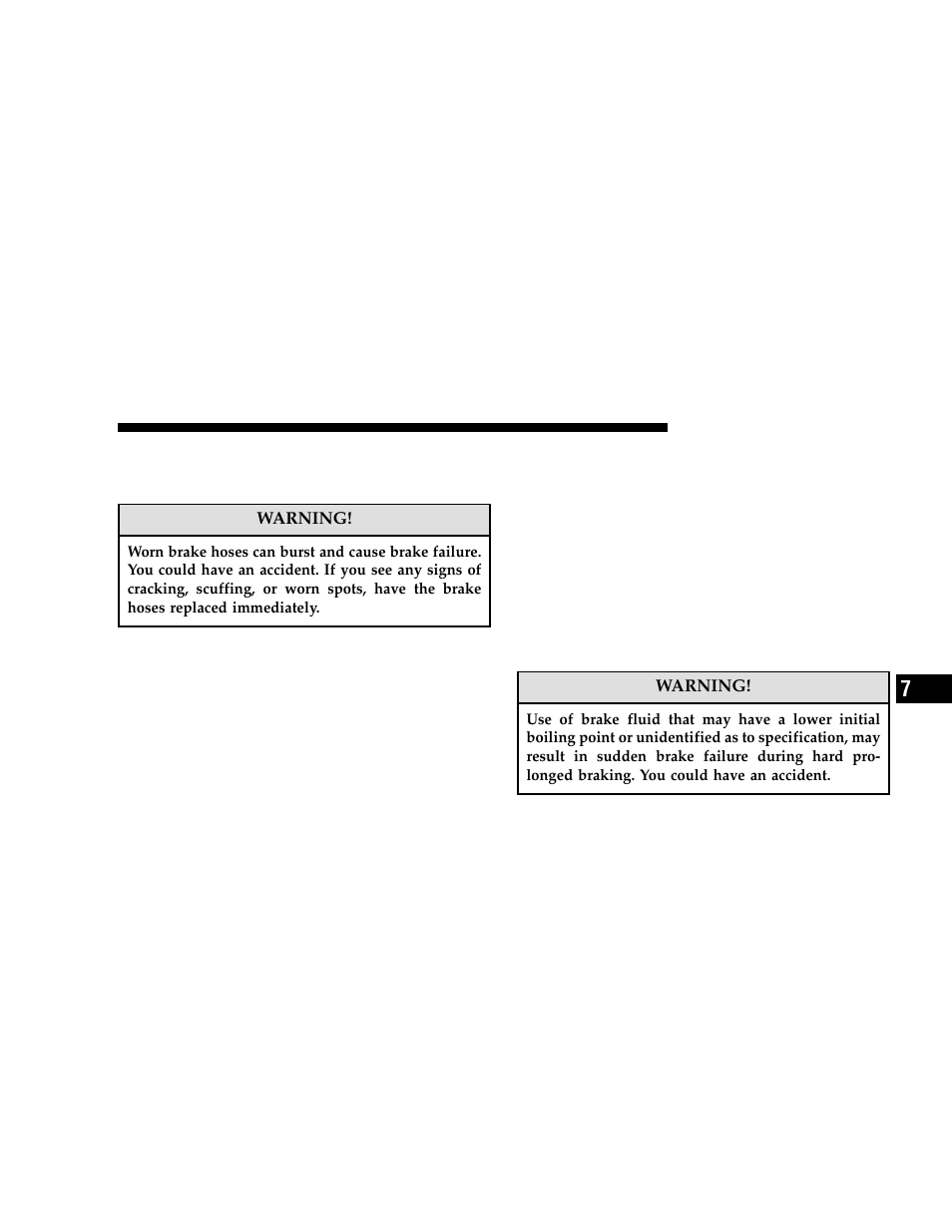 Master cylinder — brake fluid level check | Dodge 2006 Grand Caravan User Manual | Page 423 / 504