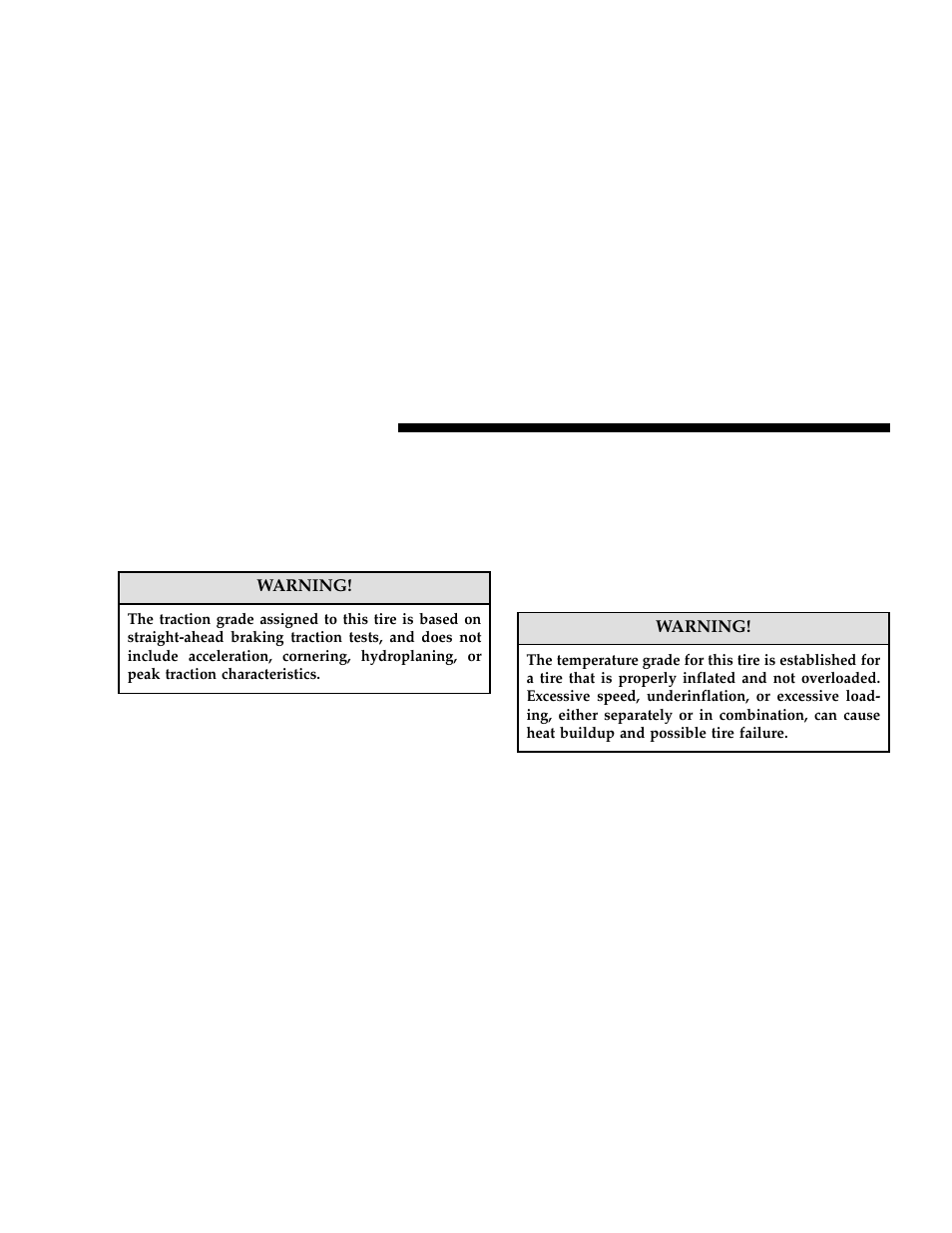 Traction grades, Temperature grades | Dodge 2006 Grand Caravan User Manual | Page 480 / 504