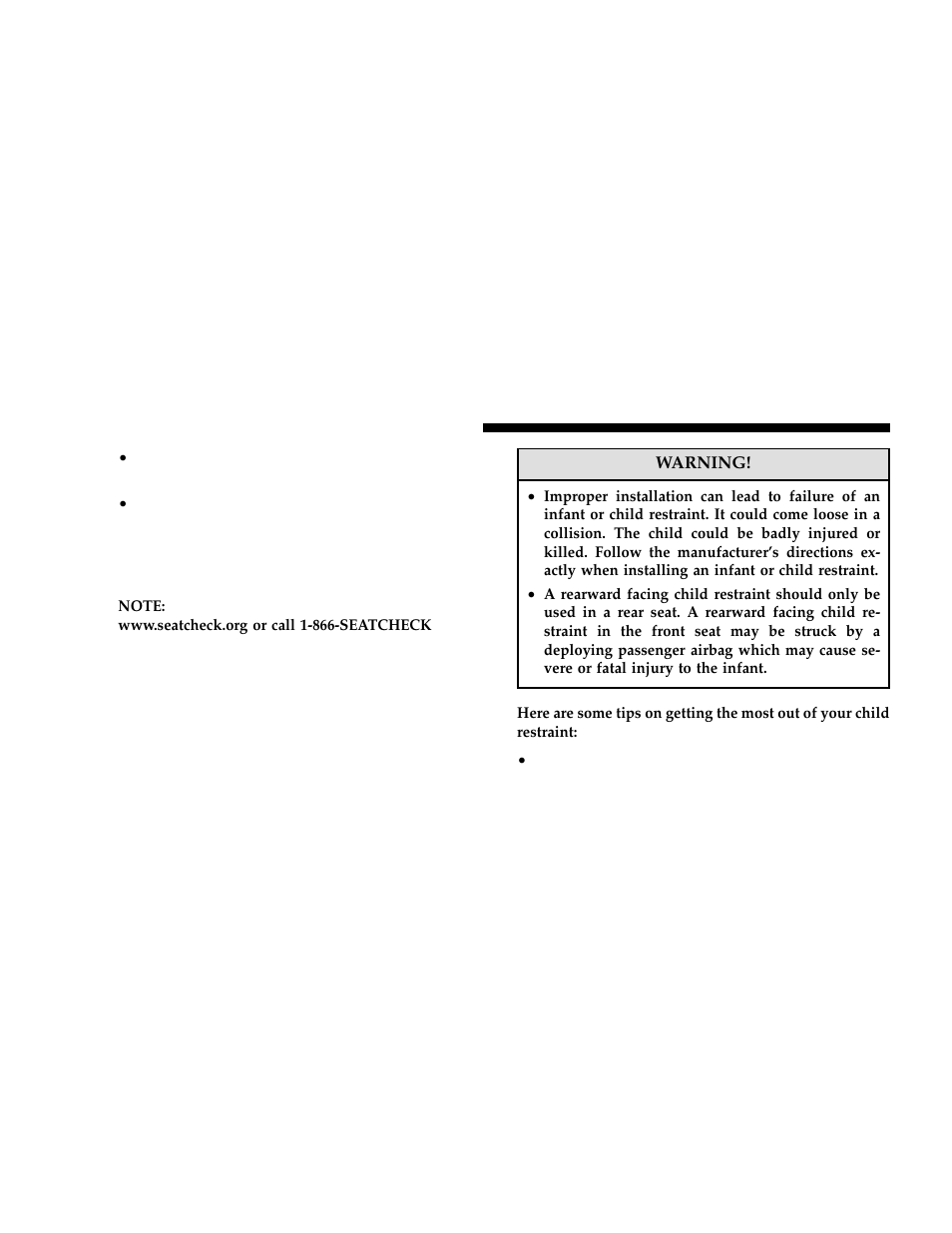 Dodge 2006 Grand Caravan User Manual | Page 72 / 504