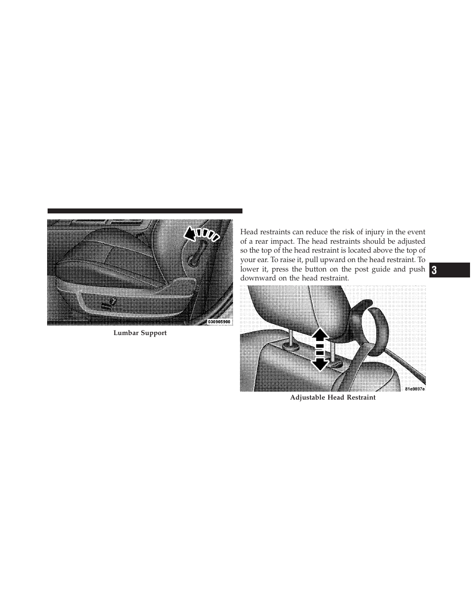 Head restraints | Dodge 2010 Challenger SRT8 User Manual | Page 118 / 436